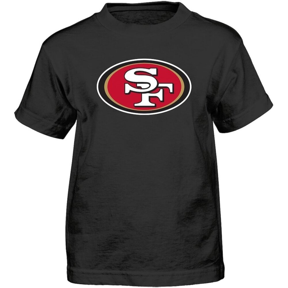 San Francisco 49ers Team Logo Short Sleeve Retro NFL Football Fan Collector 05 - Picture 1 of 5